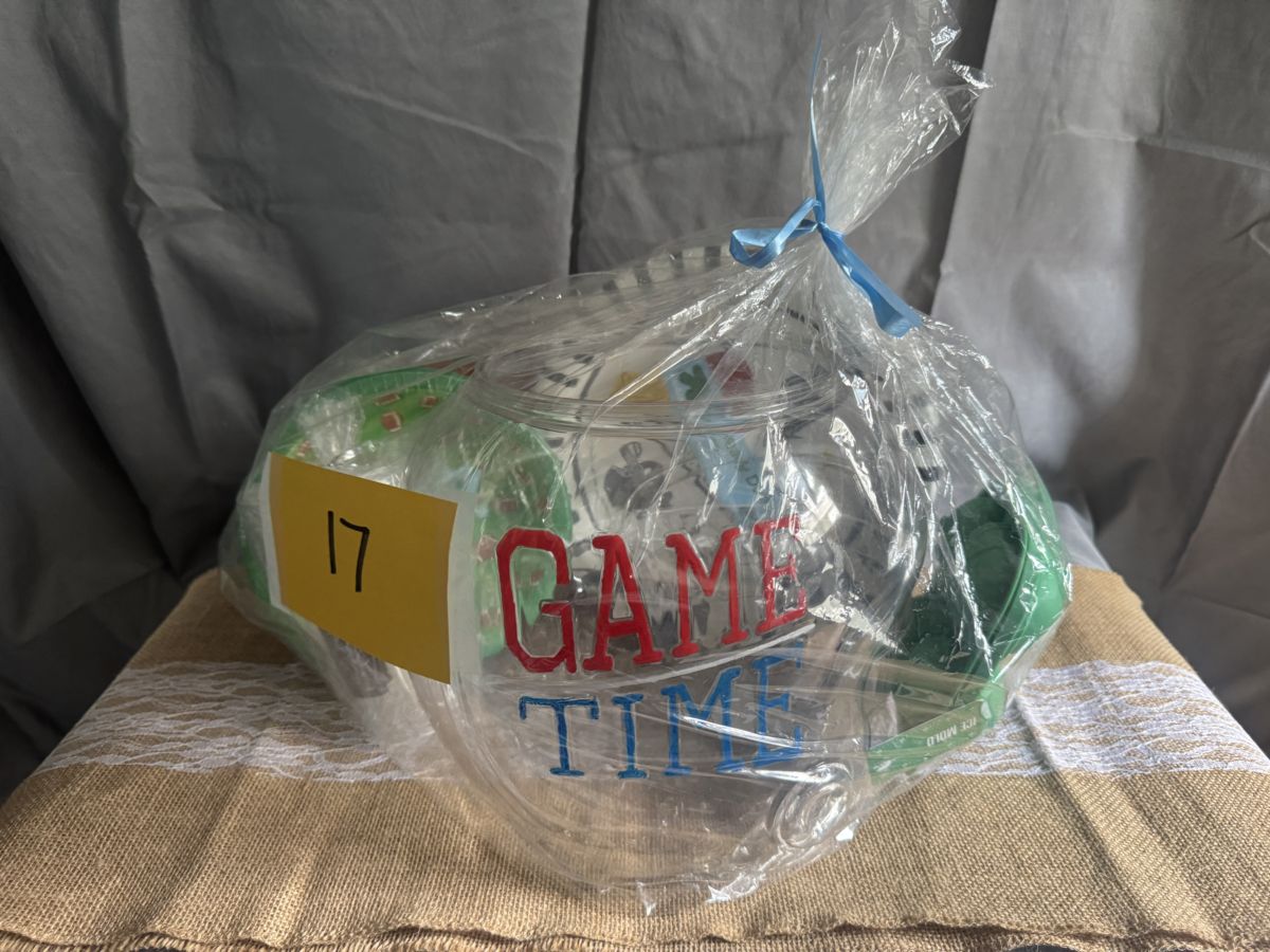 Raffle Basket #17: Game Time Gift Basket