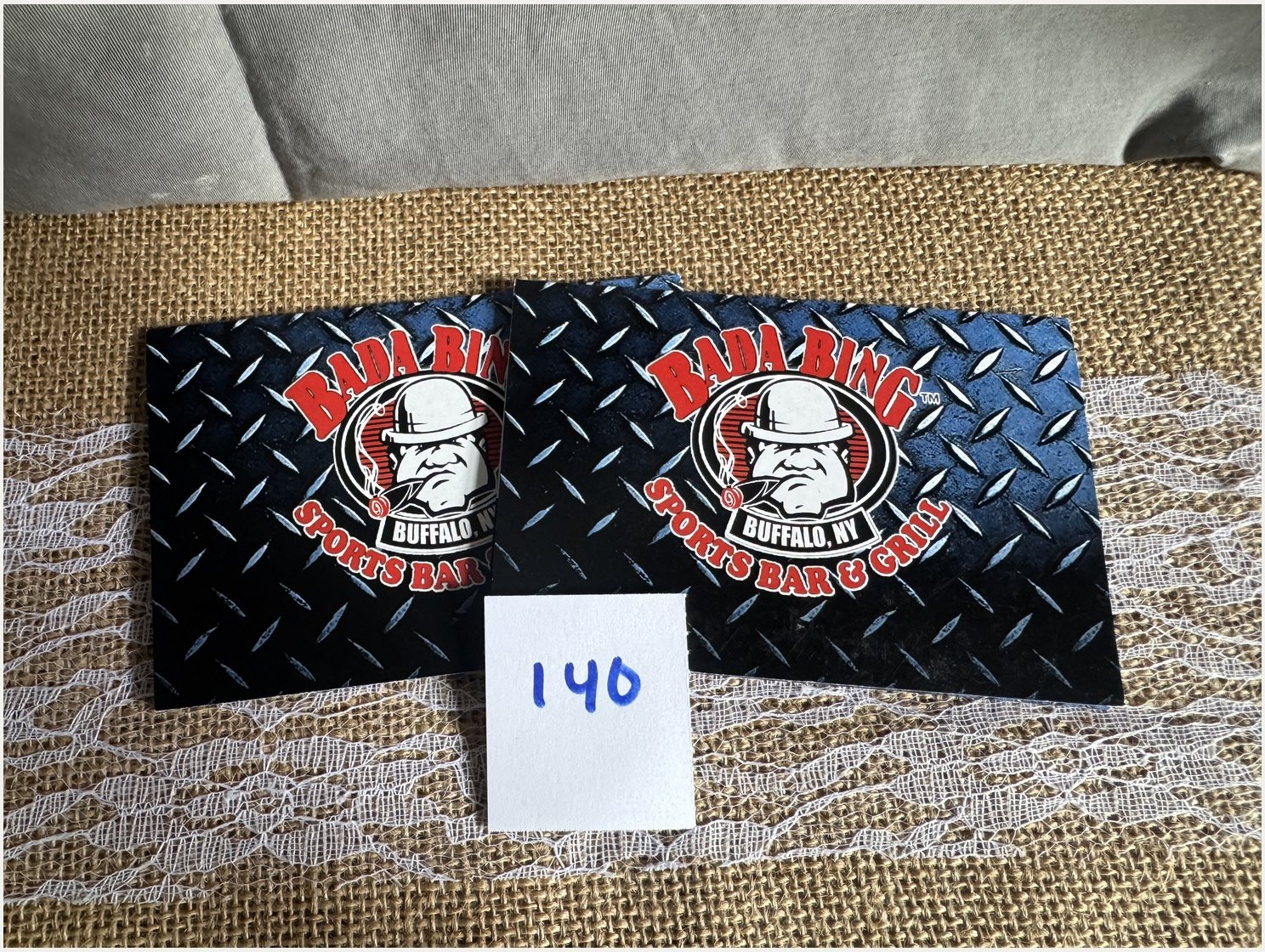 Raffle Basket/Item #140: Bada Bing Gift Certificate $50