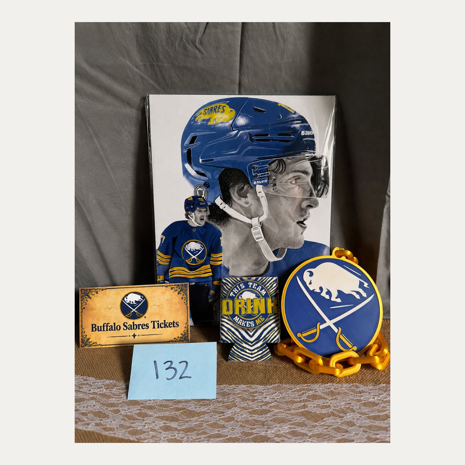 Premium Raffle Item #132: Buffalo Sabres Fan Package + Game Tickets