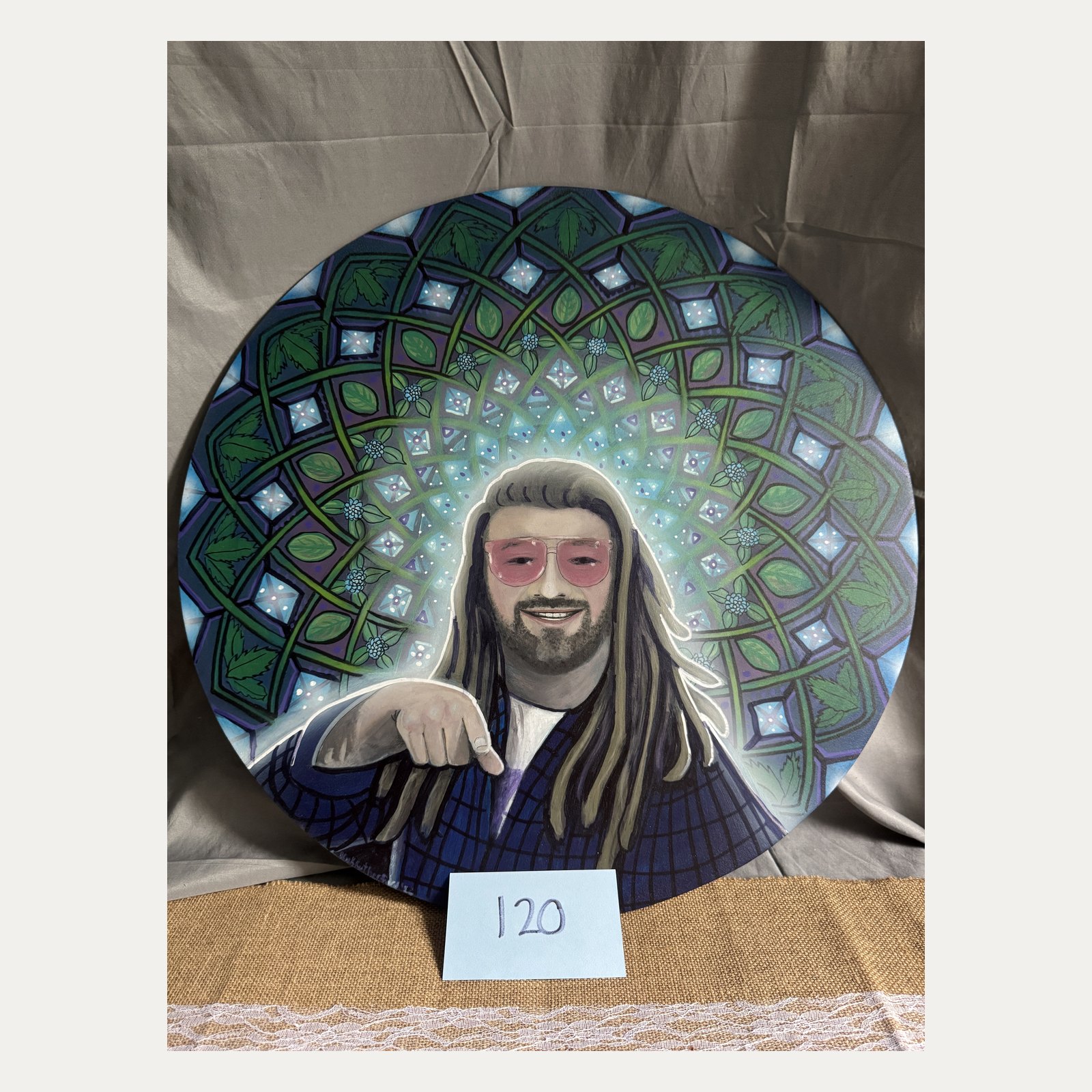 Premium Raffle Item #120: Custom Acrylic Portrait of Andrew Kulik II by Brock Rutherford of OMNI-Art(716)