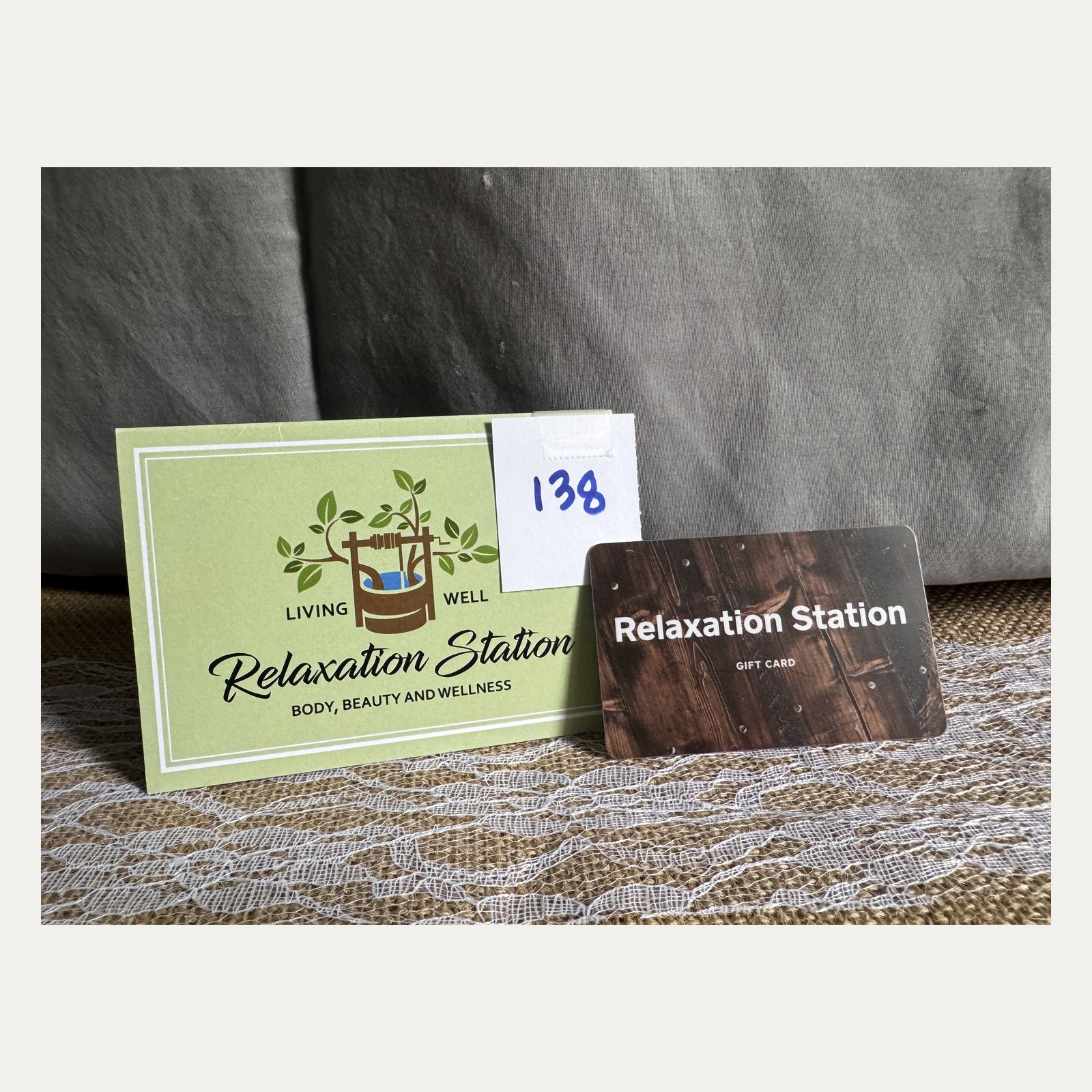 Premium Raffle Item #138: Relaxation Station Gift Card