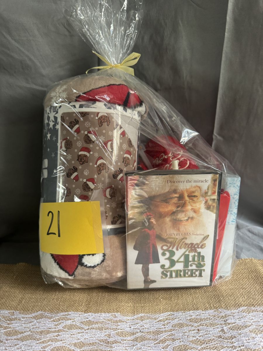 Raffle Basket #21: Books & Cozy Reading Basket