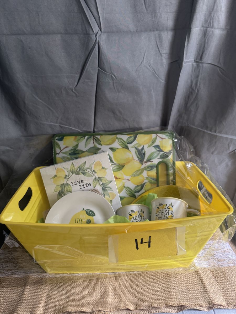 Raffle Basket #14: Lemon Kitchen Collection