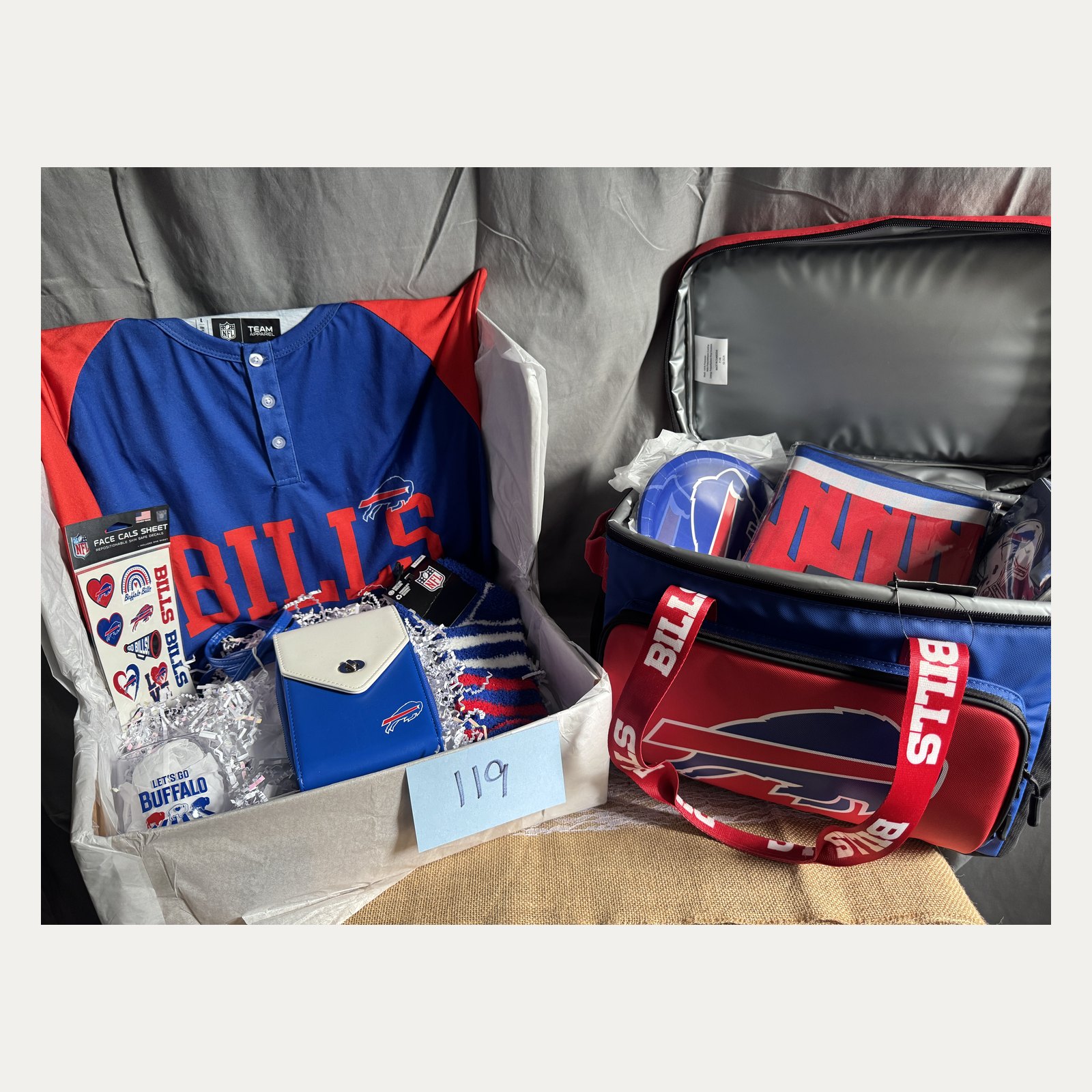 Raffle Basket/Item #119: Buffalo Bills Fan Gear Set