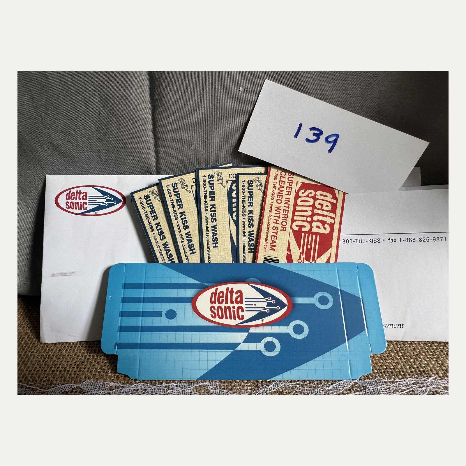 Premium Raffle Item #139: Delta Sonic Car Wash Package