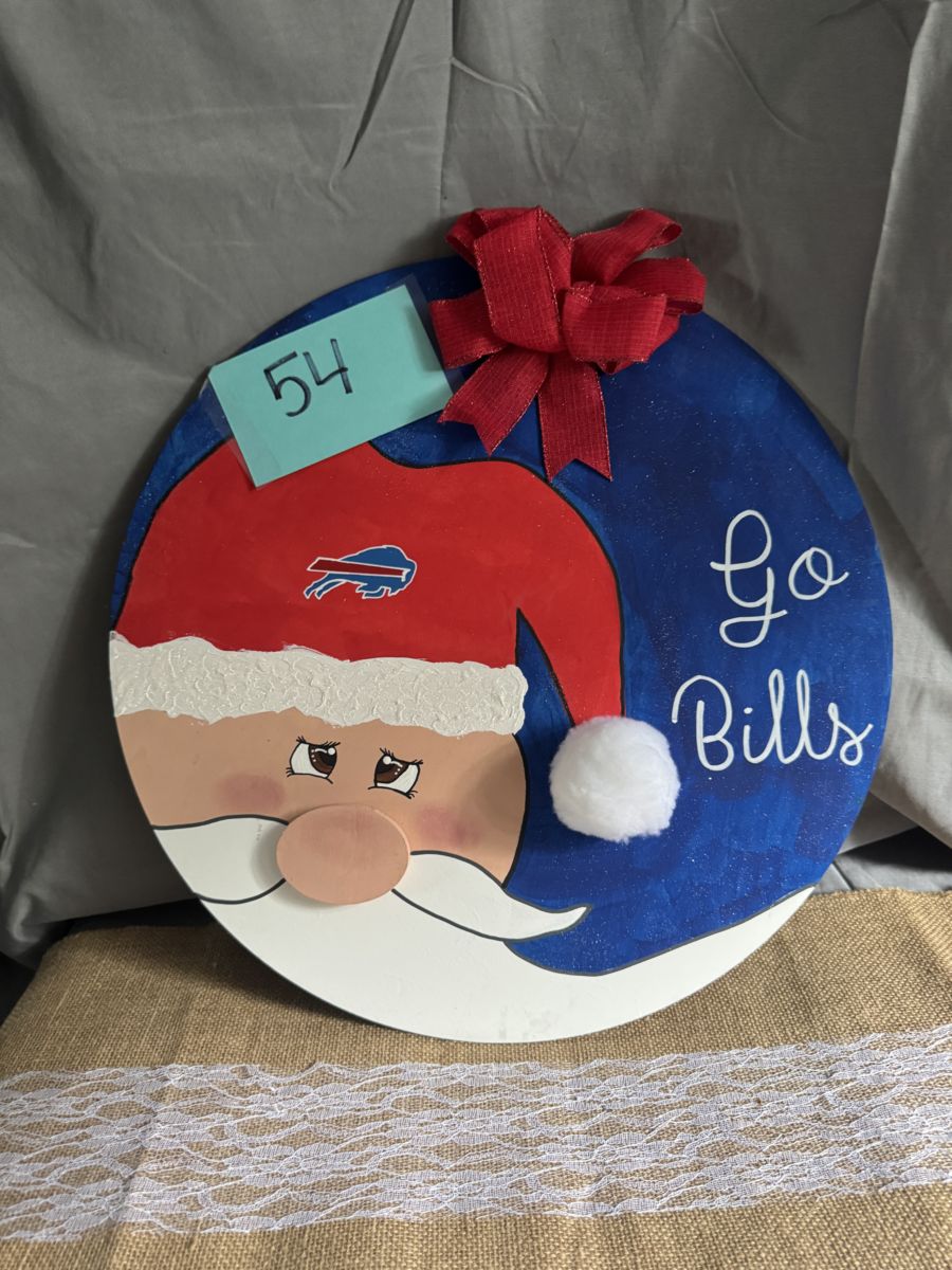 Raffle Basket #54: Buffalo Bills Door Décor